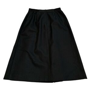 VINTAGE St Michael Marks & Spencer Black A-Line Maxi Skirt CAN 12